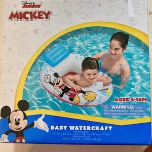 Disney Jr Mickey‎ Mouse Watercraft Float Swimming Pool Seat - Ages 6-18 M